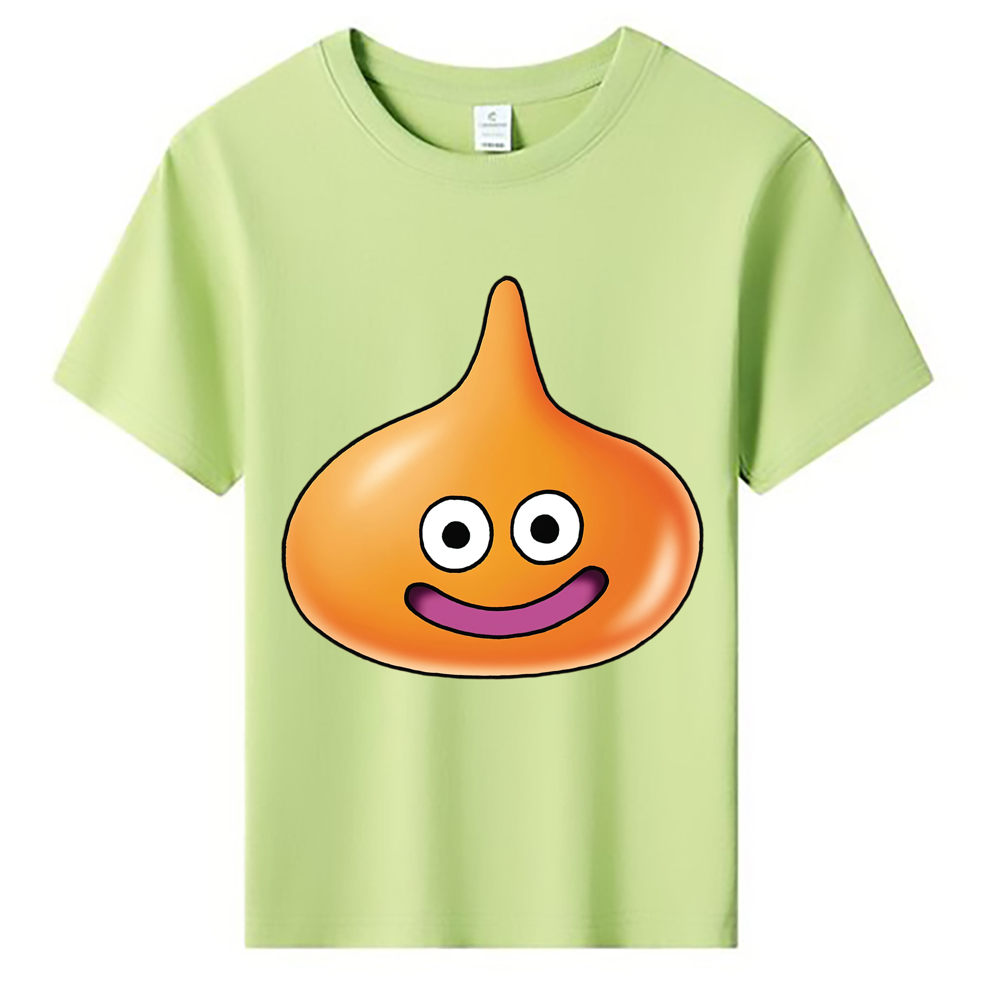 （画像用） ドラゴンクエスト Doragon Kuesuto Dragon Quest 綿100％キッズTシャツ（フロントプリント）
